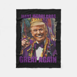 Cobertor De Velo Trump Faça o Mardi Gras Grande Novamente Cós Festa