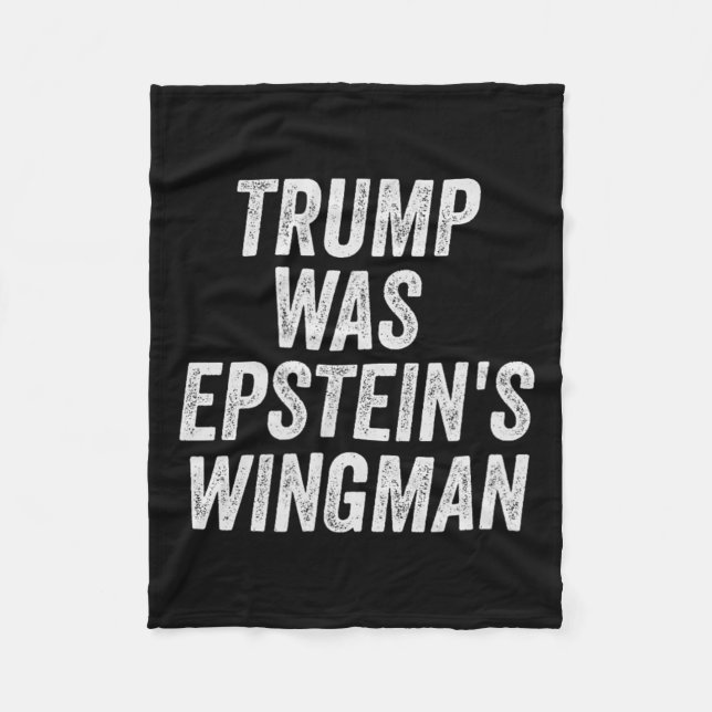 Cobertor De Velo Trump foi o Design do Wingman de Epstein (Frente)
