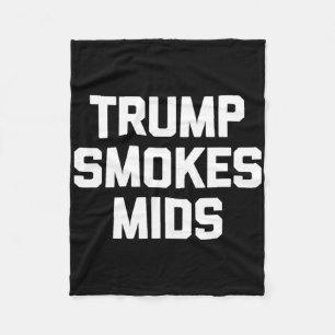 Cobertor De Velo Trump Fuma Mids - Ditoza Engraçada Sarcástica Novi