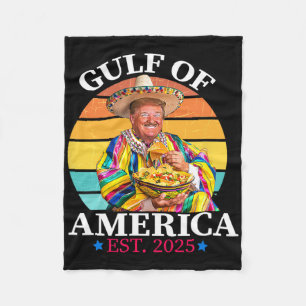 Cobertor De Velo Trump Funny Golfo Dos Eua América Leste 2025