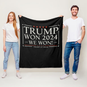 Cobertor De Velo Trump Ganhou 2024 Nós Ganhamos 47 2028 EUA