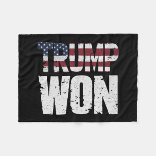 Cobertor De Velo Trump Ganhou 47º Presidente dos EUA Ganhou Eleição