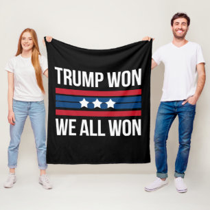 Cobertor De Velo Trump Ganhou Nós Todos Ganhamos 2024 Bandeira dos 