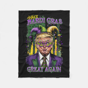 Cobertor De Velo Trump Mardi Gras 2025 Torne Excelente Mardi Gras N