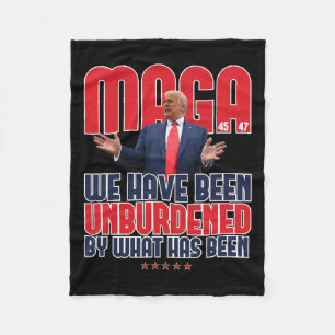 Cobertor De Velo Trump Mega 2024 47º presidente sem ônus Meme Des