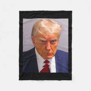 Cobertor De Velo Trump Mug Shot 1