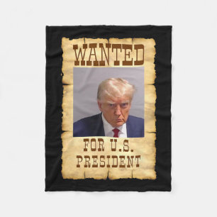 Cobertor De Velo Trump Mug Shot Desejado Para Os Eua. Presidente 20