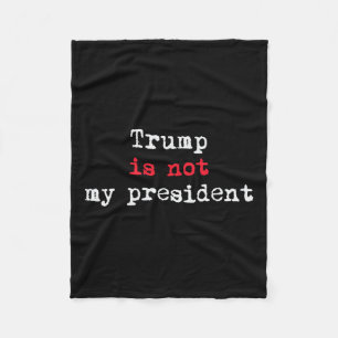 Cobertor De Velo Trump Não É Meu Presidente Minimalista