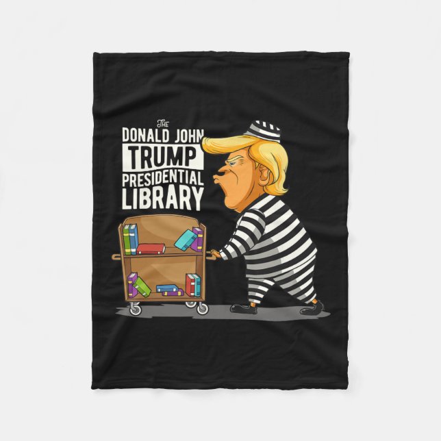 Cobertor De Velo Trump Presidencial Biblioteca Funny Anti Trump (Frente)