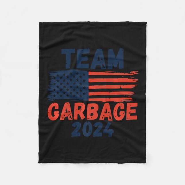 Cobertor De Velo Trump Que Fizemos, A Equipe Garbage Trump Ganhou N (Frente)