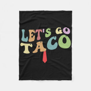 Cobertor De Velo Trump Sempre Desiste Vamos Lá Taco Divertido Retro