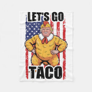 Cobertor De Velo Trump Sempre Desiste Vamos Lá Taco Taca Divertido