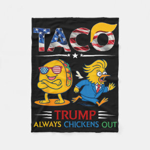 Cobertor De Velo Trump Taco Engraçado Trump Sempre Desiste 9