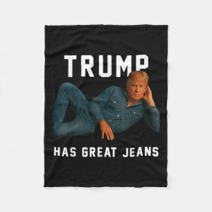 Cobertor De Velo Trump Tem Jeans Excelentes Engraçados Memória