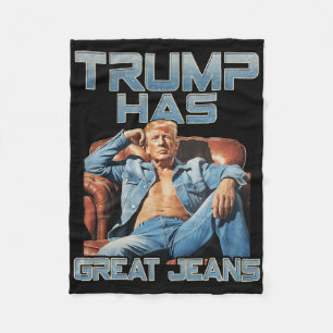 Cobertor De Velo Trump Tem Ótimas Calças Jeans Gráfico Divertido Re