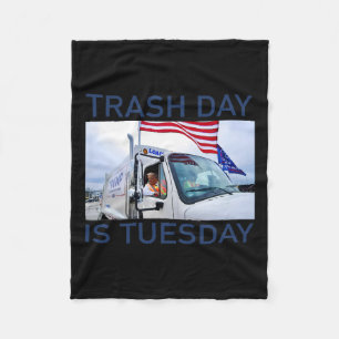 Cobertor De Velo Trump Trash 2024 Vintage Garbyge Para Trump