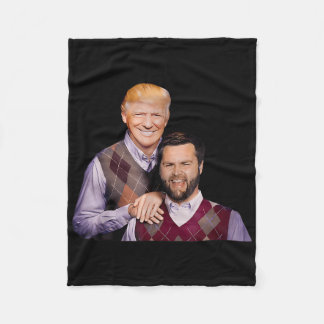 Cobertor De Velo Trump Vance 2024 Irmãos Funny Parody Trump J D V