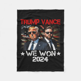 Cobertor De Velo Trump Vance Ganhamos o Dia da Inauguração 2025 47º