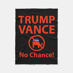 Cobertor De Velo Trump Vance No Chance