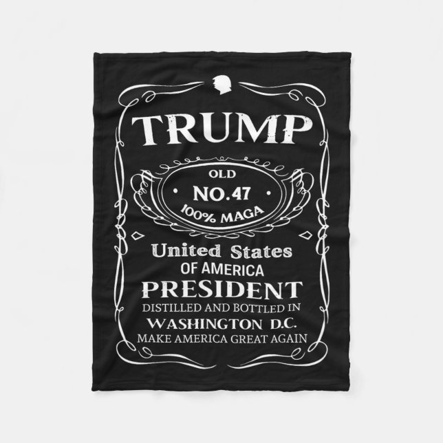 Cobertor De Velo Trump Whiskey (Frente)