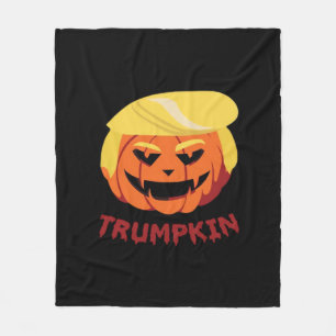 Cobertor De Velo Trumpkin Assustador do Halloween Clássico