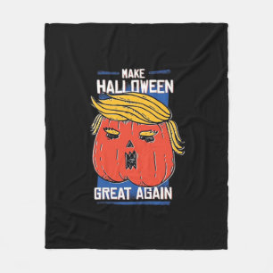 Cobertor De Velo Trumpkin Halloween Pupmkin Clássico