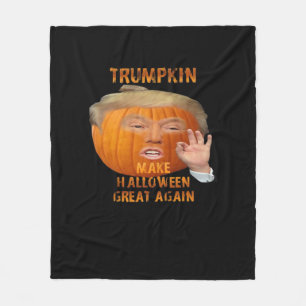 Cobertor De Velo Trumpkin Pumpkin Faz Excelente De Halloween Novame