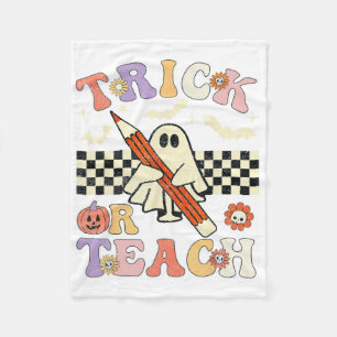 Cobertor De Velo Truque De Halloween De Grooven Ou Ensino De Fantas