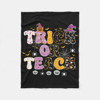 Cobertor De Velo Truque Divertido ou Ensine Professor Halloween