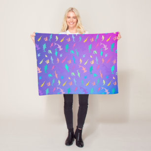 Cobertor De Velo Tubarão-colorida sob o partido da escola marítima