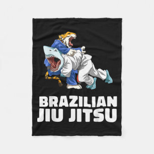 Cobertor De Velo Tubarão de Jiu Jitsu Jiu Jitsu Brasileiro MMA Grap