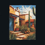 Cobertor De Velo Tucson Arizona Art Vintage<br><div class="desc">Tucson retro vetor viagem design. Tucson também é conhecido por seu rico patrimônio cultural,  enraizado em influências espanhola,  mexicana e ocidental.</div>