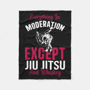 Cobertor De Velo Tudo com moderação, exceto Jiu Jitsu e