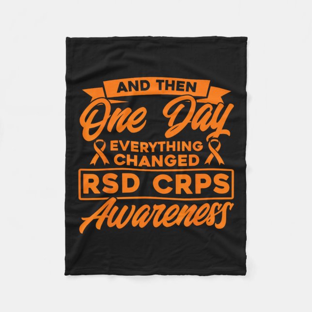 Cobertor De Velo Tudo Mudou A Consciência Do Rsd Crps (Frente)