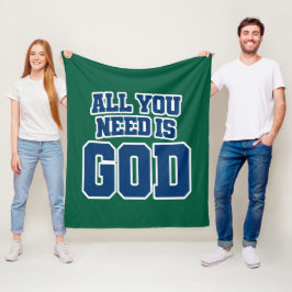 Cobertor De Velo Tudo o que você precisa é Deus