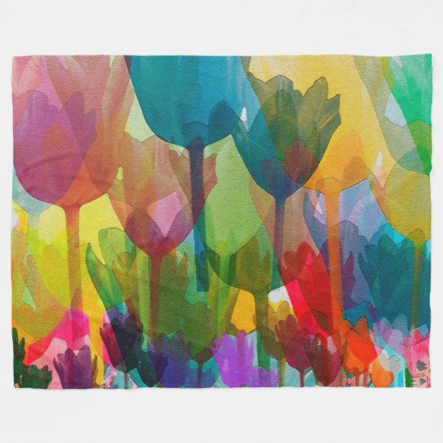 Cobertor De Velo Tulipas (Frente (Horizontal))