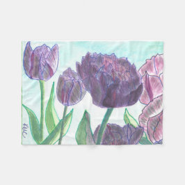 Cobertor De Velo Tulipas