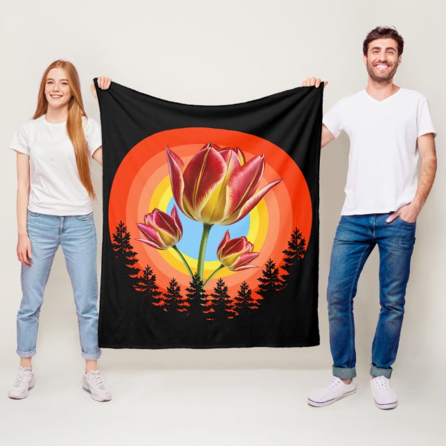 Cobertor De Velo tulips nature botanical plant  (In Situ)