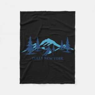 Cobertor De Velo Tully New York Ski Resort Skiing Skiier