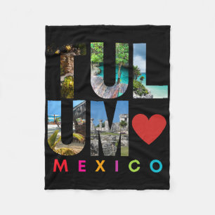 Cobertor De Velo Tulum Mexico 2022 Vacation Beach Matching Family G
