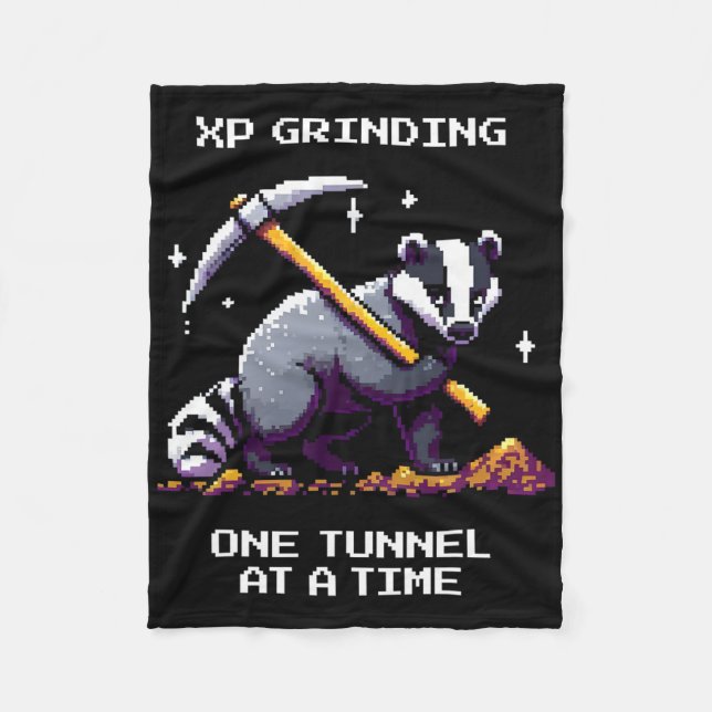 Cobertor De Velo Túnel Dger Estilo Pixel Gamer  (Frente)