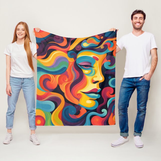 Cobertor De Velo Turbilhão Vibrante de Emoções (In Situ)