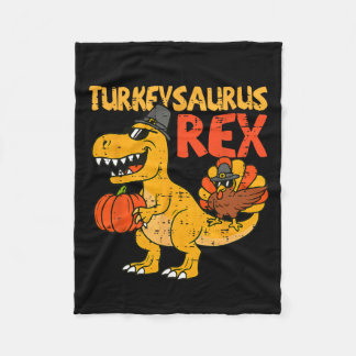 Cobertor De Velo Turkeysaurus Rex Turkey Thanksgiving Toddler Boy K