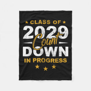 Cobertor De Velo Turma de 2029 Contagem Regressiva Graduando Divers