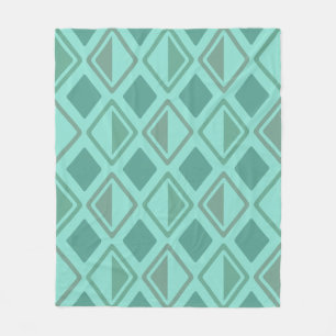 Cobertor De Velo Turquesa de Ouros Modernos de meio século