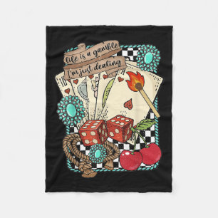 Cobertor De Velo Turquesa Retro Ocidental Velho Oeste Cowboy Cowgir
