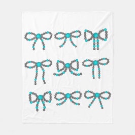 Cobertor De Velo Turquesa Stone Blanket