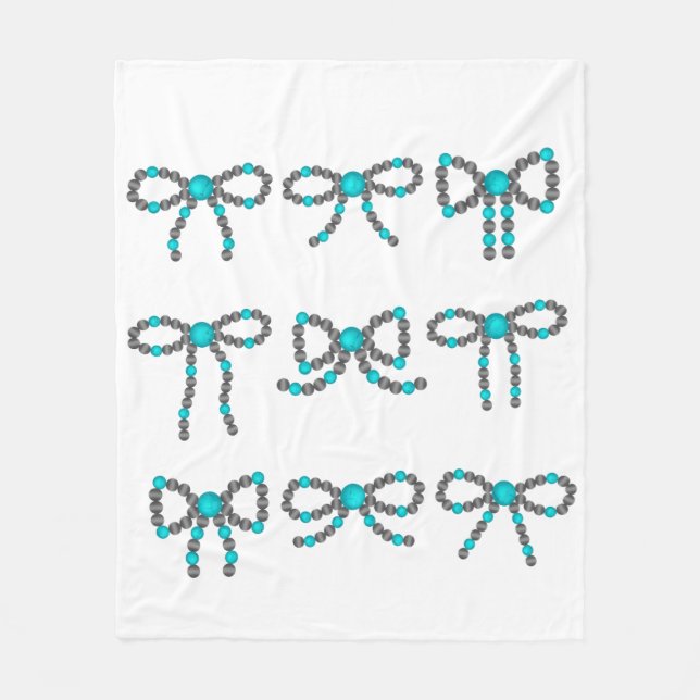 Cobertor De Velo Turquesa Stone Blanket (Frente)