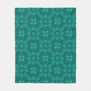 Cobertor De Velo Turquesa, verde, ornamento