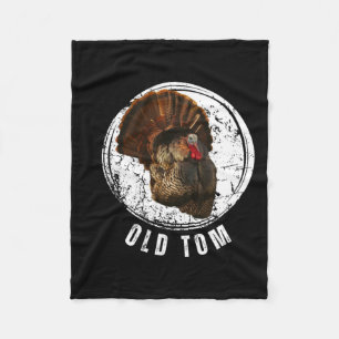 Cobertor De Velo Turquia Caçando Camisa Antigo Tom Gobbler Turquia
